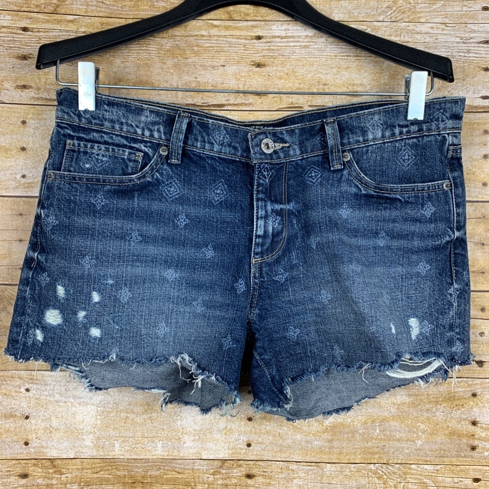 Lucky Brand The Cut Off Jean Shorts Sz 29